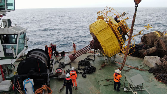 Deniz sınıfı yüzen Lidar Çift LiDAR ile 15 Tonluk Offshore Rüzgar Lidar